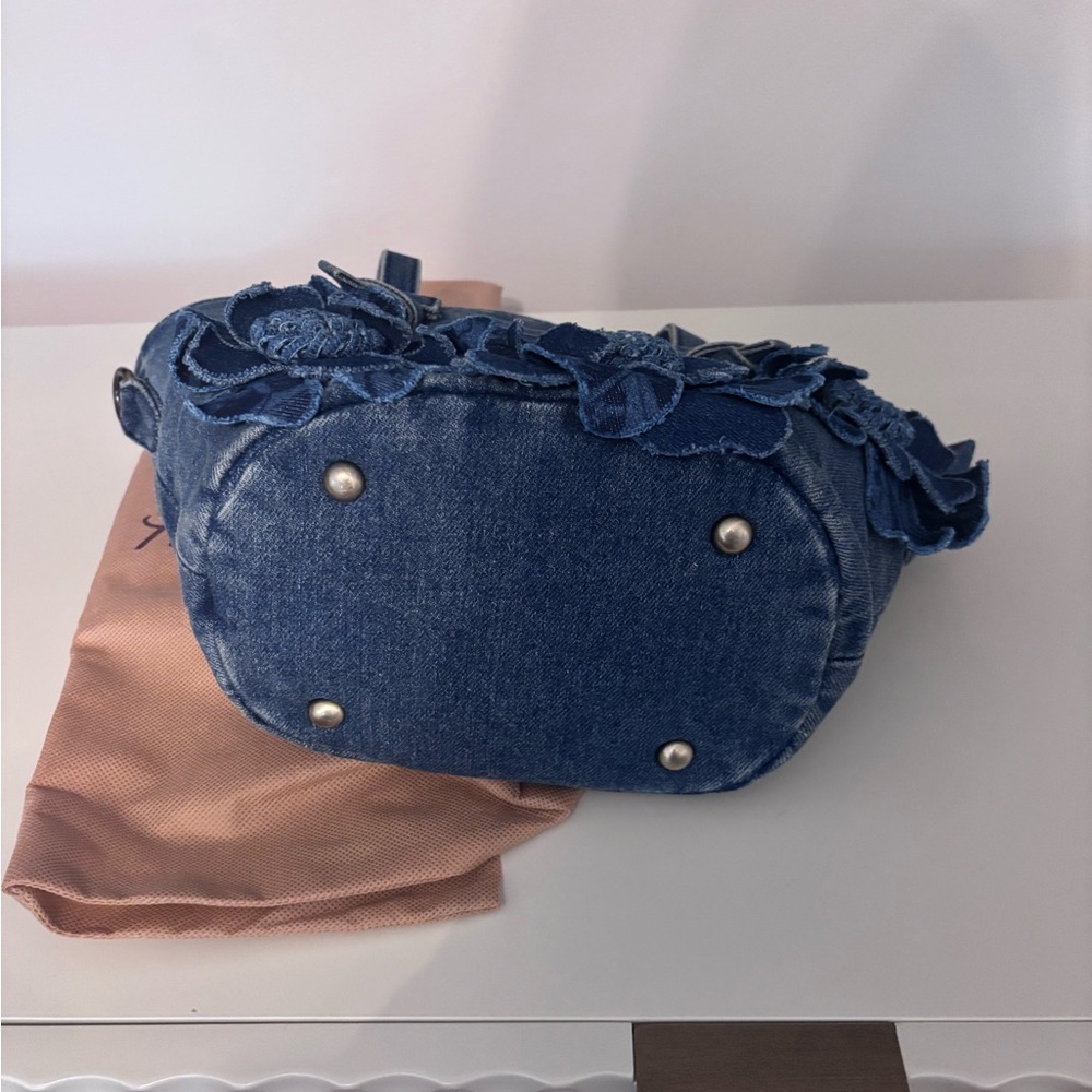 Patricia Nash Denim Floral Women's Bag - Picture 6 of 6